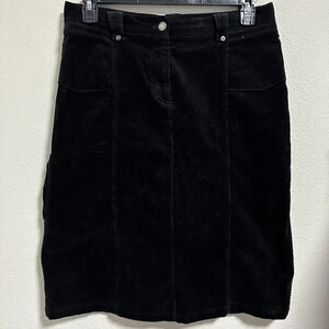 Woolrich Black Midi Skirt